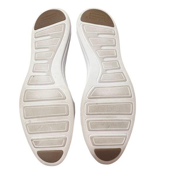 Cole Haan Zero Grand Women’s Wingtip Classic Shoe Size 7 Silver Metallic - Picture 6 of 7